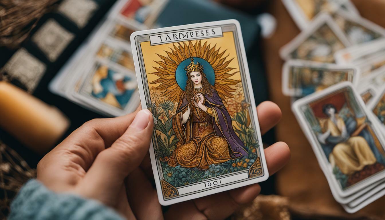 Tarot cards about my health, wellness, and self-care