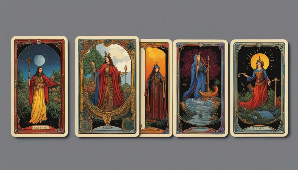 color and major arcana in tarot