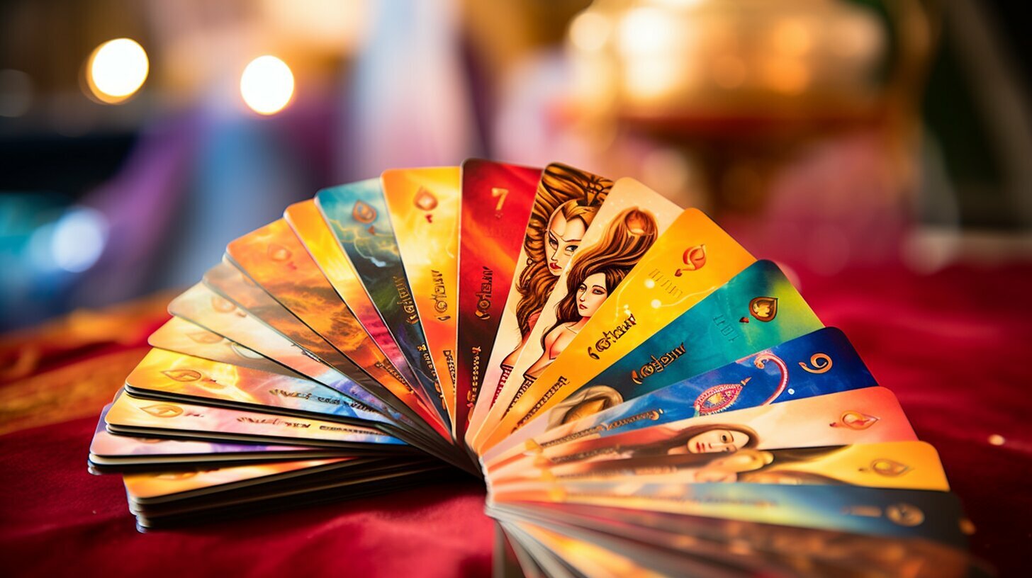 color-themed tarot reading