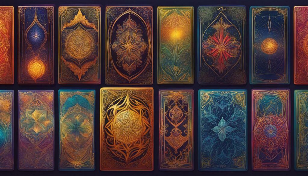 colorful and artistic tarot card decks