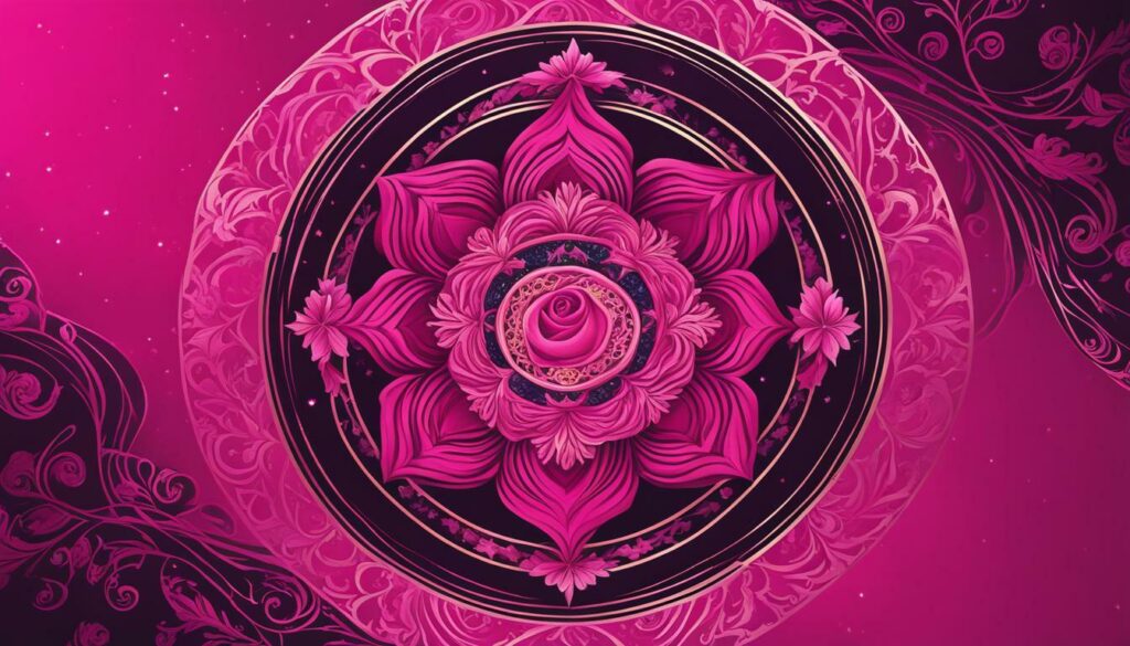 pink and magenta tarot cards