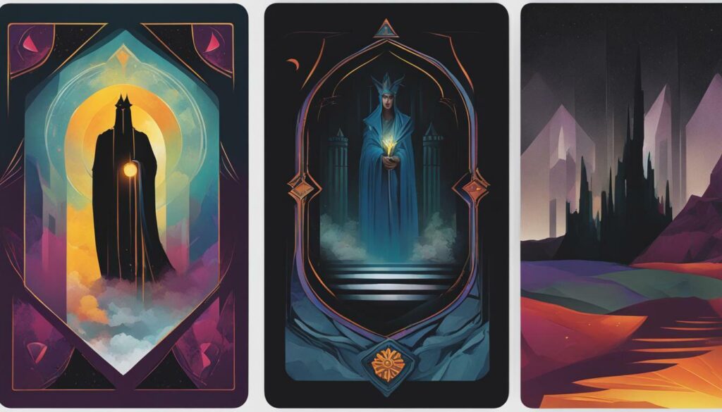 tarot cards with challenges